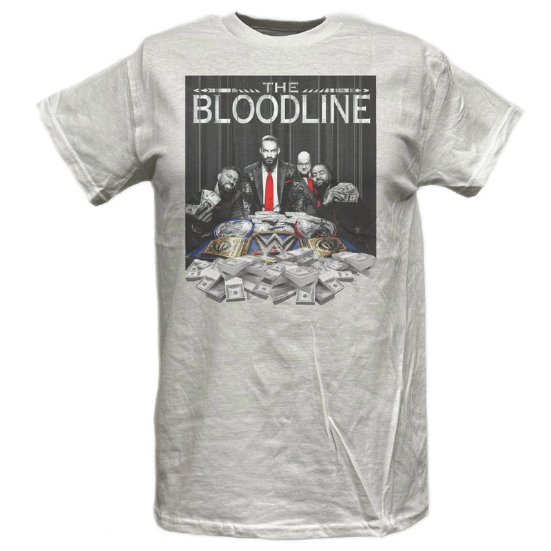 Load image into Gallery viewer, Bloodline Roman Reigns We The Ones Usos White T-shirt by EWS | Extreme Wrestling Shirts
