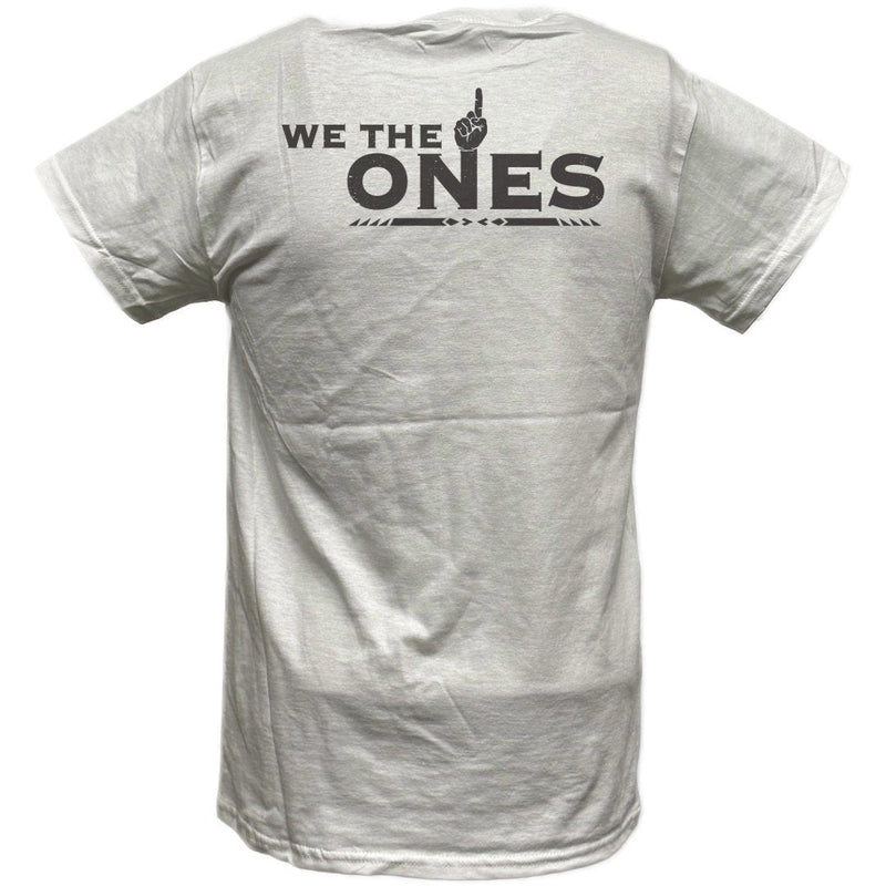 Load image into Gallery viewer, Bloodline Roman Reigns We The Ones Usos White T-shirt by EWS | Extreme Wrestling Shirts
