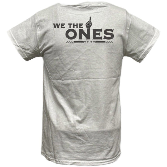 Bloodline Roman Reigns We The Ones Usos White T-shirt by EWS | Extreme Wrestling Shirts