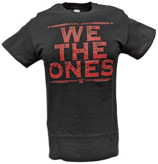 Bloodline We The Ones Red Print Black T-shirt by WWE | Extreme Wrestling Shirts