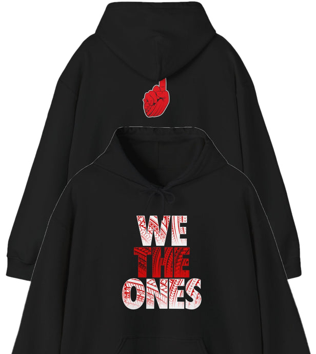 Bloodline We The Ones Roman Reigns Black Hoody Sweatshirt by EWS | Extreme Wrestling Shirts