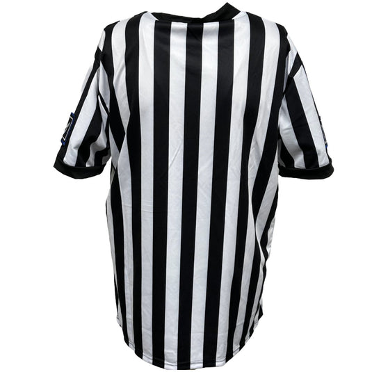 Blue Logo Friday Night Smackdown Referee Shirt by EWS | Extreme Wrestling Shirts