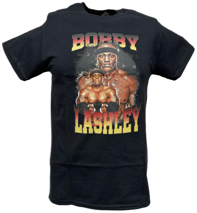 Load image into Gallery viewer, Bobby Lashley Black Headband Mens T-shirt by WWE | Extreme Wrestling Shirts
