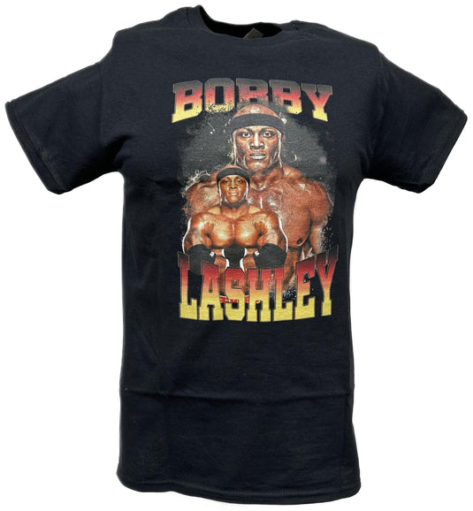 Bobby Lashley Black Headband Mens T-shirt by WWE | Extreme Wrestling Shirts