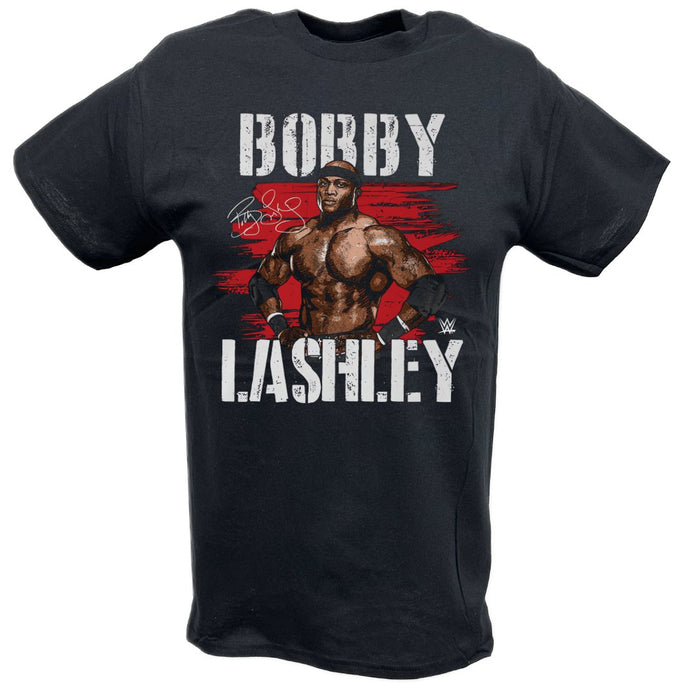 Bobby Lashley Dominance Black T-shirt by EWS | Extreme Wrestling Shirts