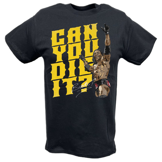 Booker T Can You Dig It Bold Black T-shirt by EWS | Extreme Wrestling Shirts