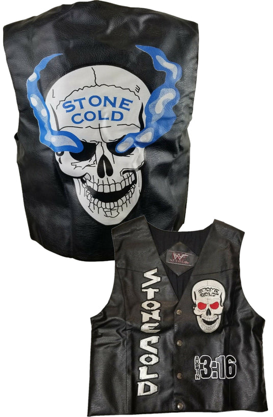 Boys Youth Stone Cold Steve Austin 3:16 Skull Vest by WWE | Extreme Wrestling Shirts