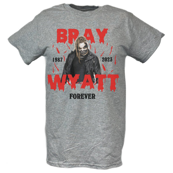 Bray Wyatt The Fiend1987-2023 Tribute T-shirt by EWS | Extreme Wrestling Shirts