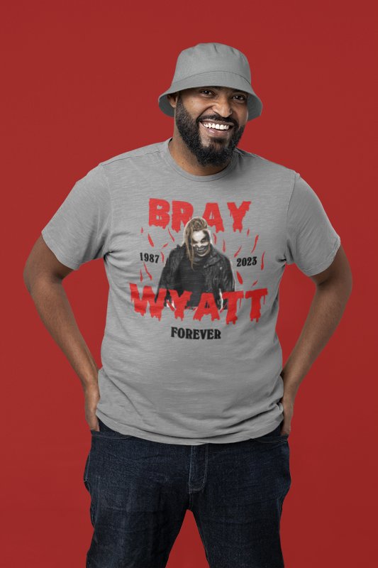 Bray Wyatt The Fiend1987-2023 Tribute T-shirt by EWS | Extreme Wrestling Shirts