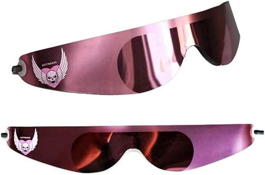 Bret Hart Hitman Heart and Winged Skull Wrap Around Shades
