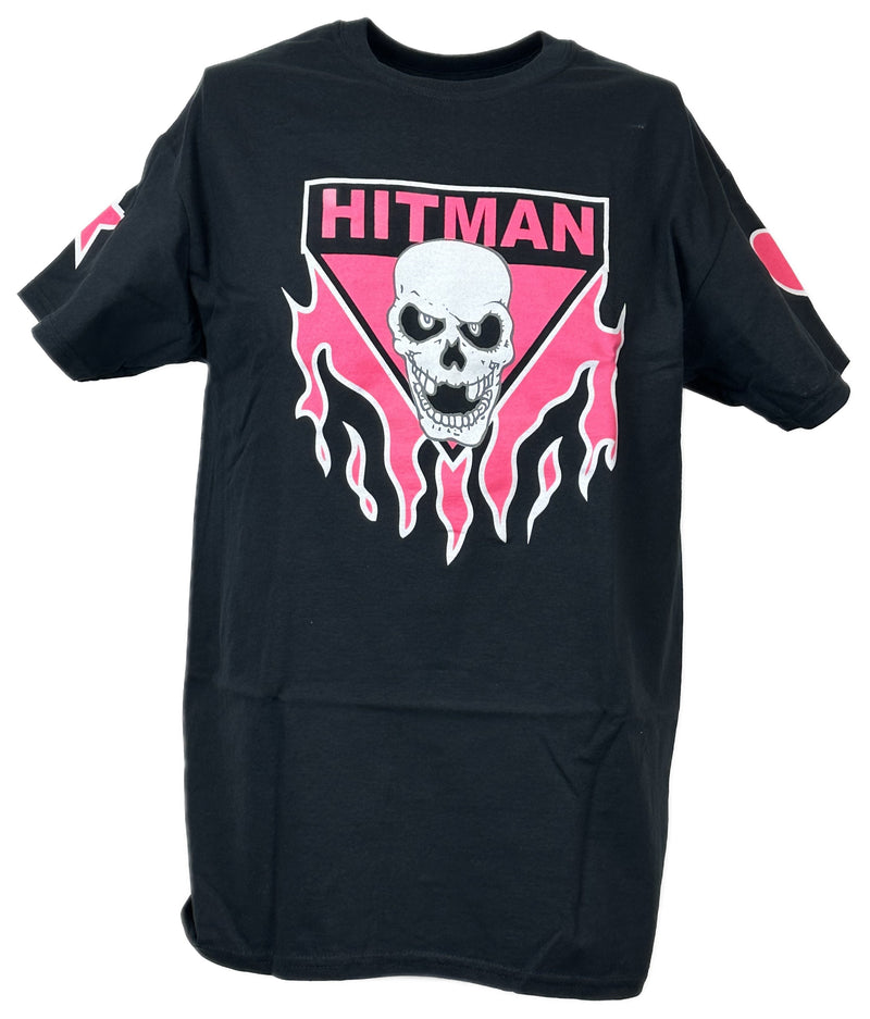 Load image into Gallery viewer, Bret Hart Ring Series Black Pink Skull Mens T-shirt Sports Mem, Cards &amp; Fan Shop &gt; Fan Apparel &amp; Souvenirs &gt; Wrestling by EWS | Extreme Wrestling Shirts
