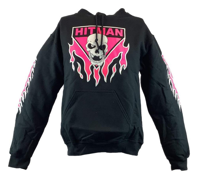 Bret Hitman Hart Black Pink Pullover Hoody Sweatshirt New Sports Mem, Cards & Fan Shop > Fan Apparel & Souvenirs > Wrestling by Hybrid Tees | Extreme Wrestling Shirts