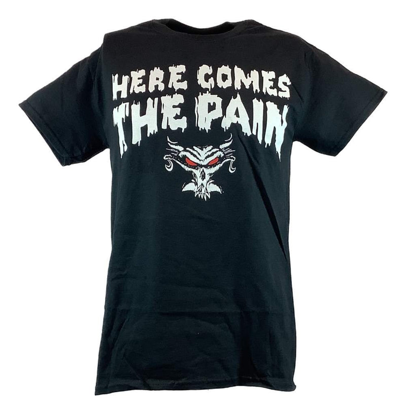 Load image into Gallery viewer, Brock Lesnar Here Comes The Pain Mens Black T-shirt by EWS | Extreme Wrestling Shirts
