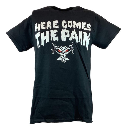 Brock Lesnar Here Comes The Pain Mens Black T-shirt by EWS | Extreme Wrestling Shirts