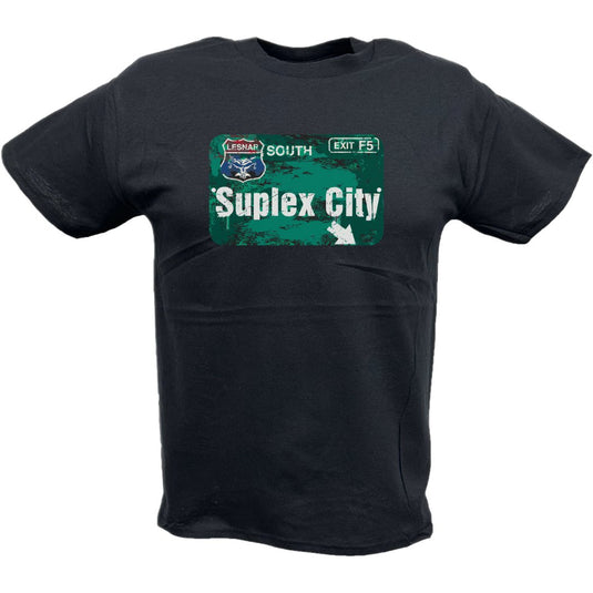 Brock Lesnar Suplex City Boys Kids Youth T-shirt by WWE | Extreme Wrestling Shirts