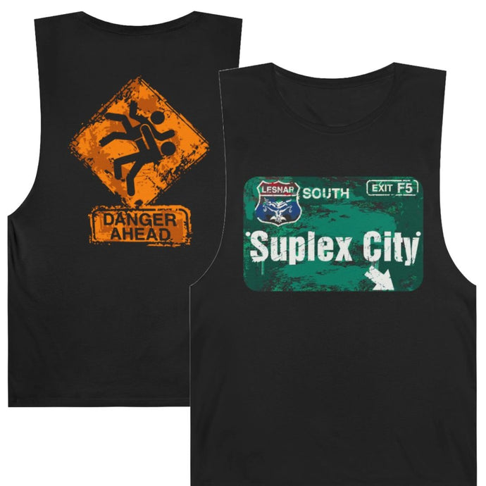 Brock Lesnar Suplex City Mens Sleeveless Muscle T-shirt Sports Mem, Cards & Fan Shop > Fan Apparel & Souvenirs > Wrestling by EWS | Extreme Wrestling Shirts