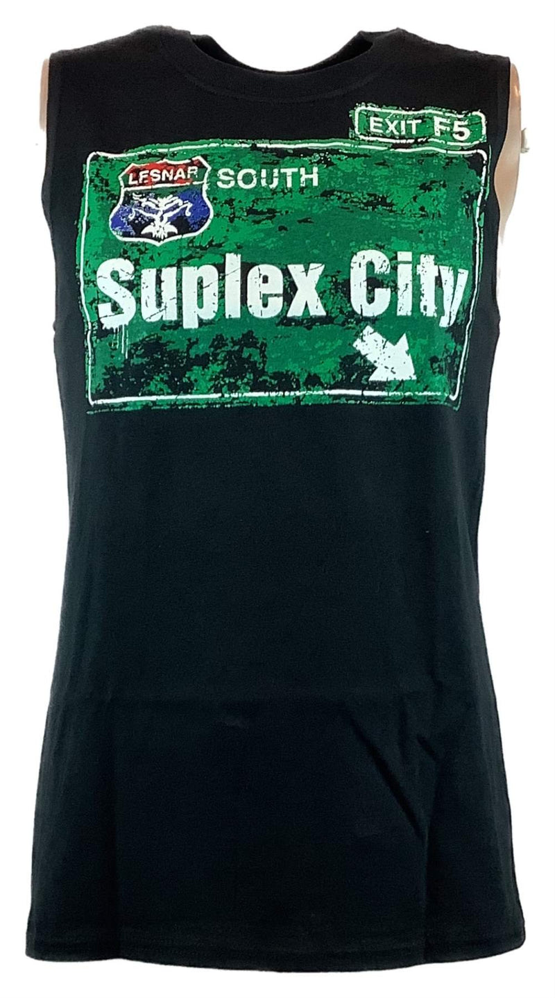 Load image into Gallery viewer, Brock Lesnar Suplex City Mens Sleeveless Muscle T-shirt Sports Mem, Cards &amp; Fan Shop &gt; Fan Apparel &amp; Souvenirs &gt; Wrestling by EWS | Extreme Wrestling Shirts
