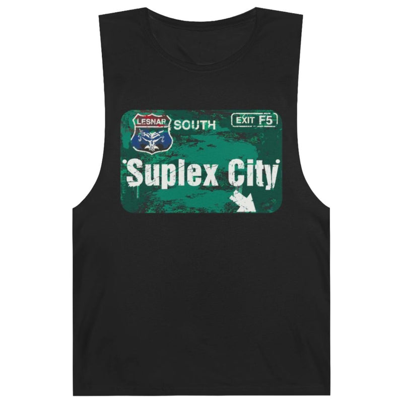 Load image into Gallery viewer, Brock Lesnar Suplex City Mens Sleeveless Muscle T-shirt Sports Mem, Cards &amp; Fan Shop &gt; Fan Apparel &amp; Souvenirs &gt; Wrestling by EWS | Extreme Wrestling Shirts
