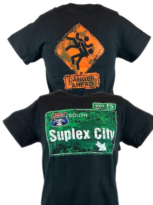 Brock Lesnar Suplex City Mens T-shirt Sports Mem, Cards & Fan Shop > Fan Apparel & Souvenirs > Wrestling by Hybrid Tees | Extreme Wrestling Shirts