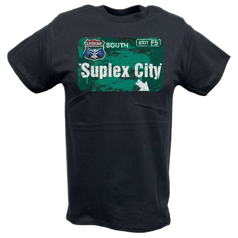 Load image into Gallery viewer, Brock Lesnar Suplex City Mens T-shirt Sports Mem, Cards &amp; Fan Shop &gt; Fan Apparel &amp; Souvenirs &gt; Wrestling by Hybrid Tees | Extreme Wrestling Shirts
