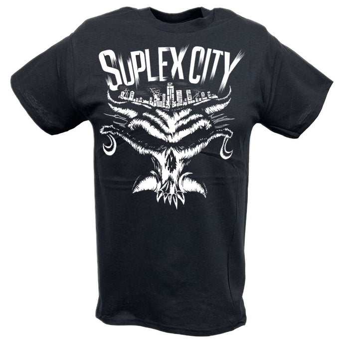 Brock Lesnar Suplex City Skyline T-shirt by EWS | Extreme Wrestling Shirts