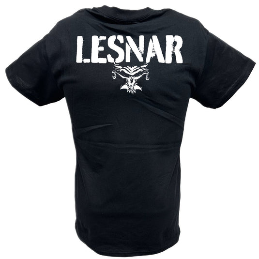 Brock Lesnar Talk Get Hit Black T-Shirt by EWS | Extreme Wrestling Shirts