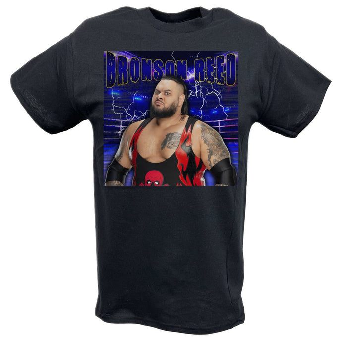 Bronson Reed Highlight Black T-shirt by EWS | Extreme Wrestling Shirts