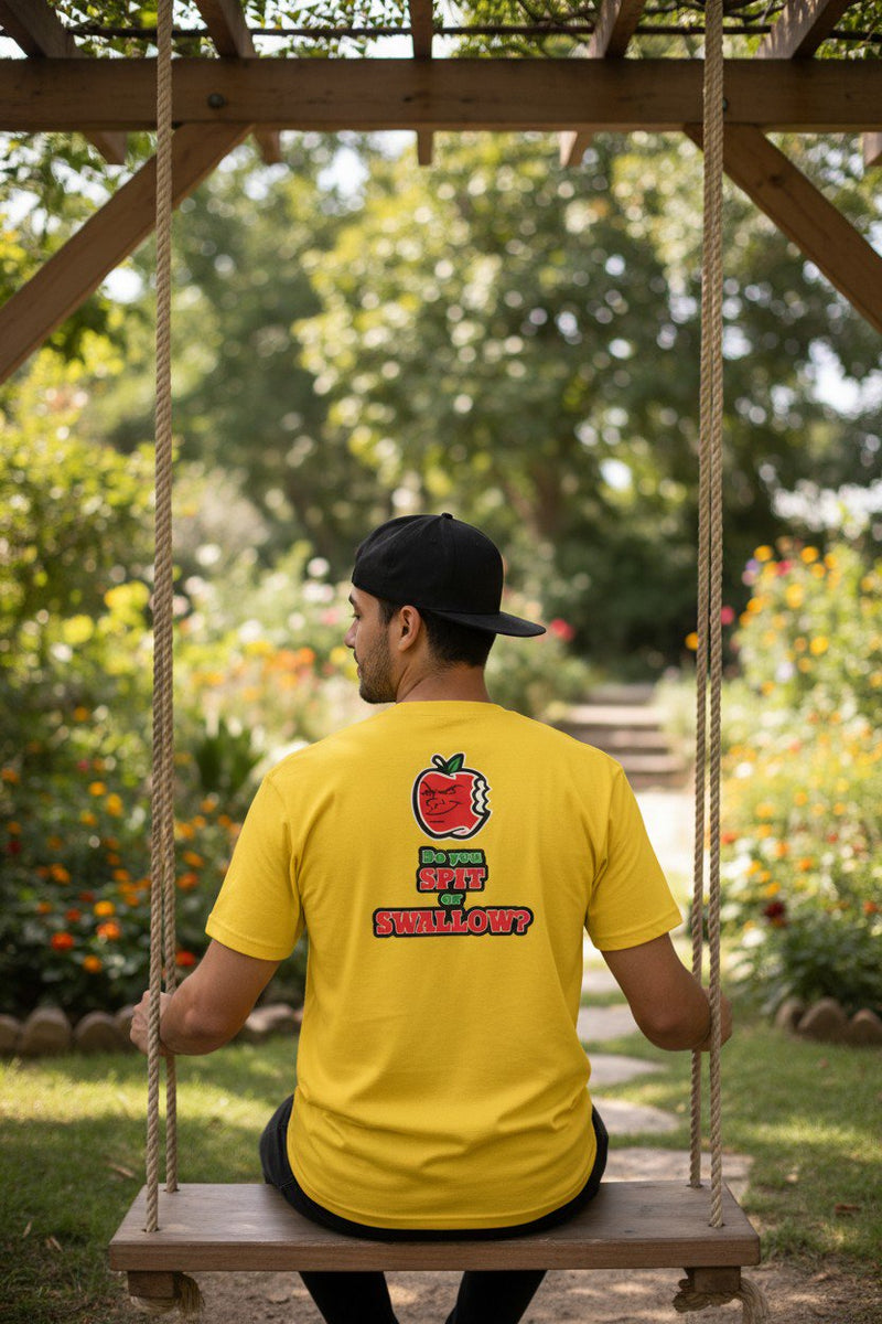 Load image into Gallery viewer, Carlito Red Apple Spit or Swallow T-shirt by EWS | Extreme Wrestling Shirts
