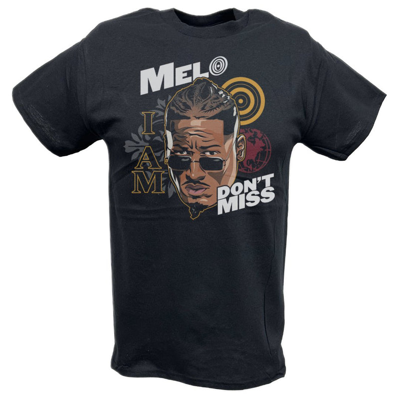 Load image into Gallery viewer, Carmelo Hayes I Am Melo Dont Miss Black T-shirt by EWS | Extreme Wrestling Shirts
