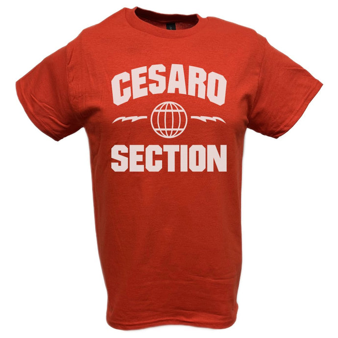 Cesaro Section Mens Red T-shirt by EWS | Extreme Wrestling Shirts