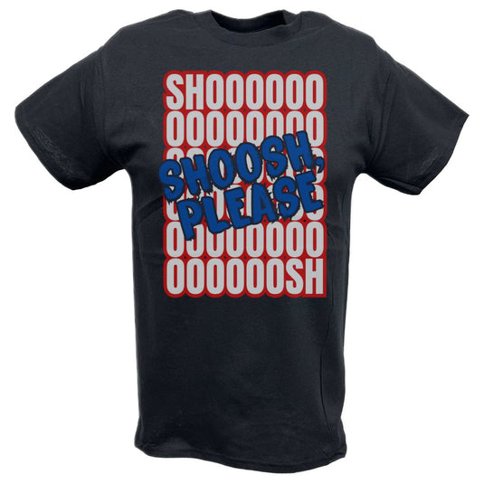 Chad Gable Shoosh Please Black T-shirt by EWS | Extreme Wrestling Shirts