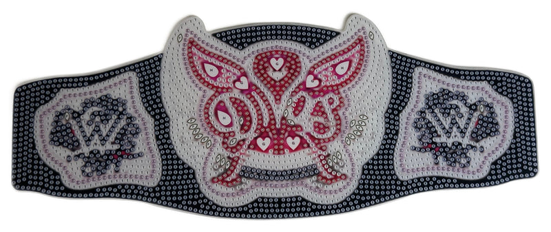 Load image into Gallery viewer, Championship Belt 5D DIY Diamond Art Kit Diva by EWS | Extreme Wrestling Shirts
