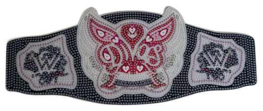 Championship Belt 5D DIY Diamond Art Kit Diva by EWS | Extreme Wrestling Shirts