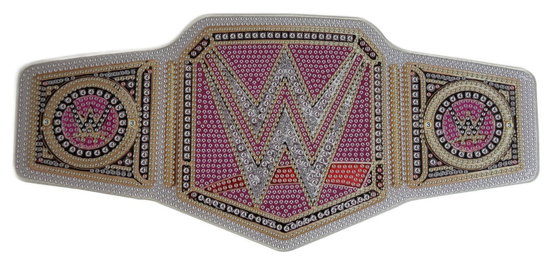 Load image into Gallery viewer, Championship Belt 5D DIY Diamond Art Kit Pink by EWS | Extreme Wrestling Shirts
