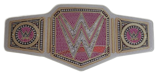 Championship Belt 5D DIY Diamond Art Kit Pink by EWS | Extreme Wrestling Shirts