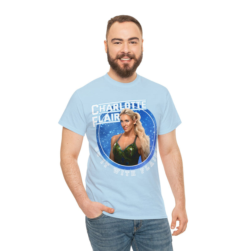 Load image into Gallery viewer, Charlotte Flair Do It Blue T-Shirt by WWE | Extreme Wrestling Shirts
