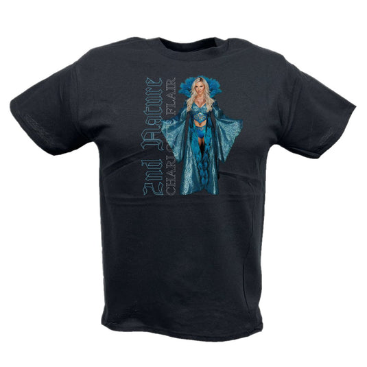 Charlotte Flair Second Nature WWE Youth Kids Black T-shirt by EWS | Extreme Wrestling Shirts