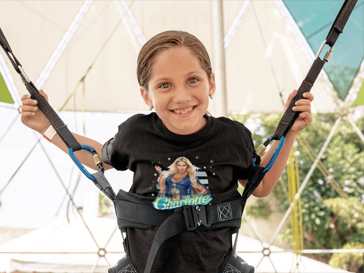 Load image into Gallery viewer, Charlotte Flair Starlight Youth Kids Black T-shirt by EWS | Extreme Wrestling Shirts
