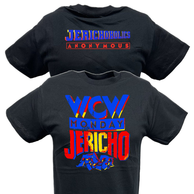 Load image into Gallery viewer, Chris Jericho WCW Monday Night Raw Jericholic Mens Black T-shirt Sports Mem, Cards &amp; Fan Shop &gt; Fan Apparel &amp; Souvenirs &gt; Wrestling by EWS | Extreme Wrestling Shirts
