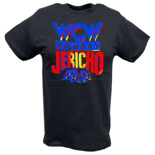 Chris Jericho WCW Monday Night Raw Jericholic Mens Black T-shirt Sports Mem, Cards & Fan Shop > Fan Apparel & Souvenirs > Wrestling by EWS | Extreme Wrestling Shirts