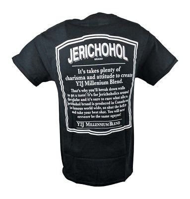 Load image into Gallery viewer, Chris Jericho Y2J 2000 Proof Jerichohol Mens T-shirt Sports Mem, Cards &amp; Fan Shop &gt; Fan Apparel &amp; Souvenirs &gt; Wrestling by EWS | Extreme Wrestling Shirts
