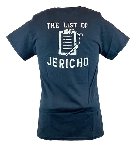 Chris Jericho You Just Made The List Mens Blue T-shirt New Sports Mem, Cards & Fan Shop > Fan Apparel & Souvenirs > Wrestling by EWS | Extreme Wrestling Shirts