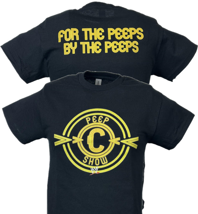 Christian Cage For The Peeps By The Peeps Show Black T-shirt by EWS | Extreme Wrestling Shirts