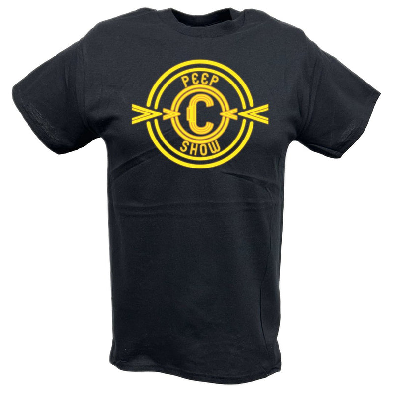 Load image into Gallery viewer, Christian Cage For The Peeps By The Peeps Show Black T-shirt by EWS | Extreme Wrestling Shirts
