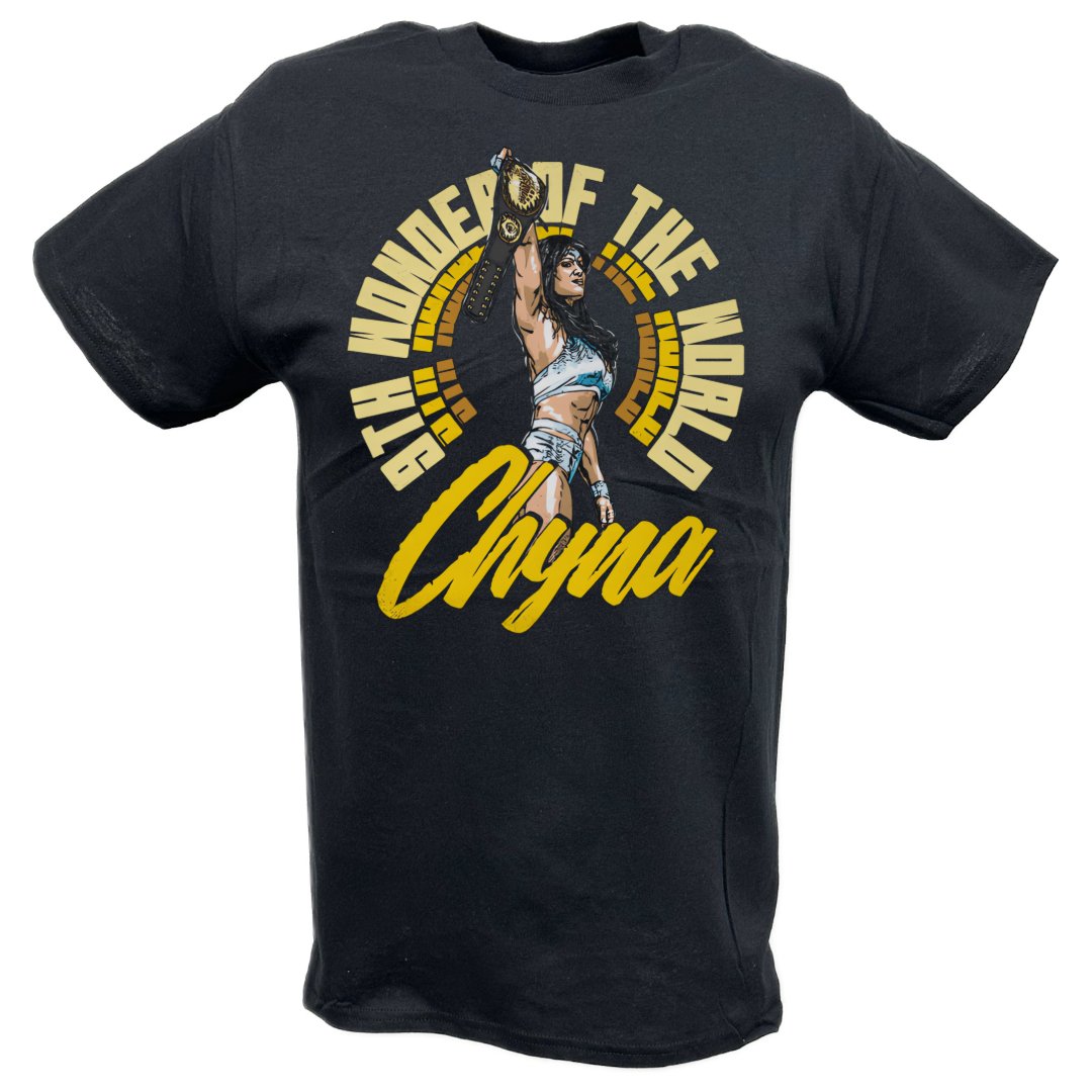 Chyna 9th Wonder Belt Black T-shirt – Extreme Wrestling Shirts