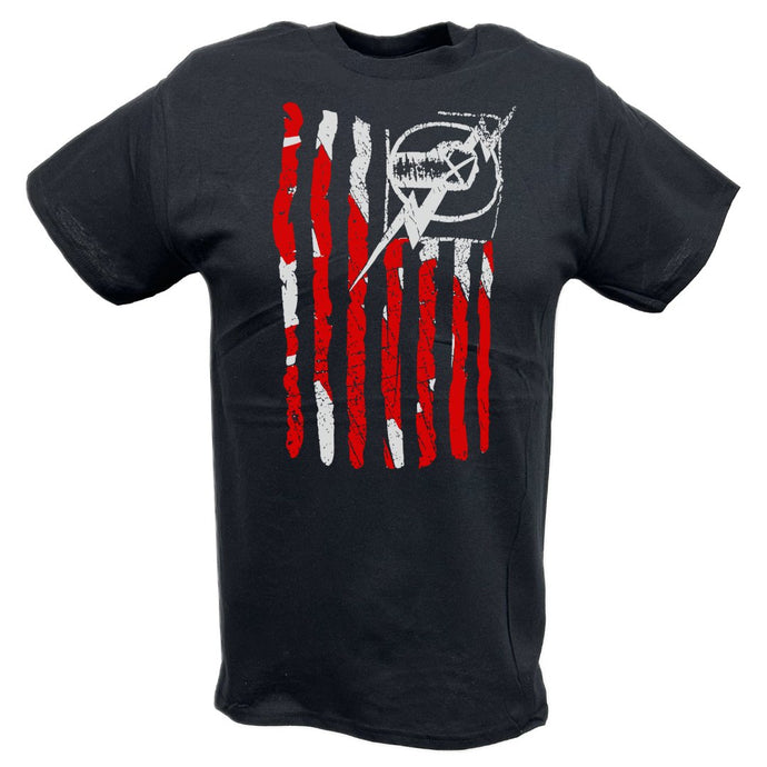 CM Punk American Flag Nexus Mens USA Black T-shirt Sports Mem, Cards & Fan Shop > Fan Apparel & Souvenirs > Wrestling by Hybrid Tees | Extreme Wrestling Shirts