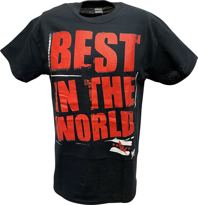 Load image into Gallery viewer, CM Punk Best In The World Logo Mens Black T-shirt Sports Mem, Cards &amp; Fan Shop &gt; Fan Apparel &amp; Souvenirs &gt; Wrestling by Hybrid Tees | Extreme Wrestling Shirts
