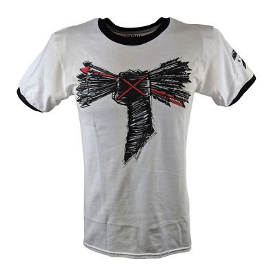 CM PUNK Best Since Day One Mens White Ringer T-shirt Sports Mem, Cards & Fan Shop > Fan Apparel & Souvenirs > Wrestling by EWS | Extreme Wrestling Shirts