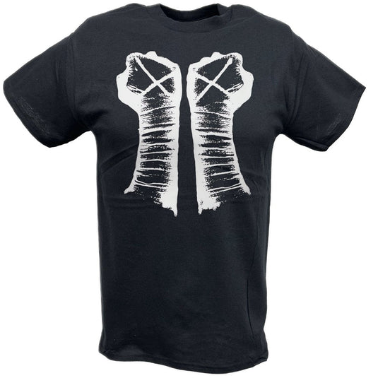 CM Punk Big White Fists T-shirt by EWS | Extreme Wrestling Shirts