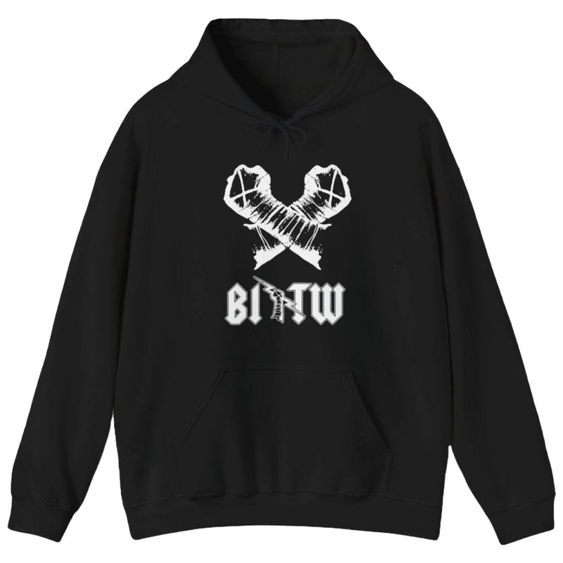 Load image into Gallery viewer, CM Punk BITW White Fists Pullover Hoody by EWS | Extreme Wrestling Shirts
